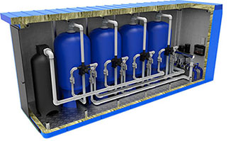 Блочно - модульные станции очистки воды - доставка по России - "Водпромтех"
